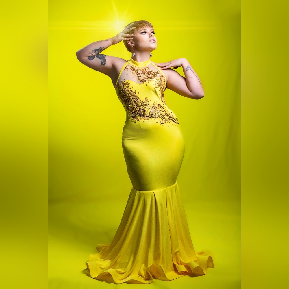 Yellow Prom dress